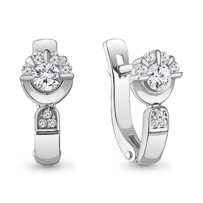 942675А Серьги из Золота с бриллиантами