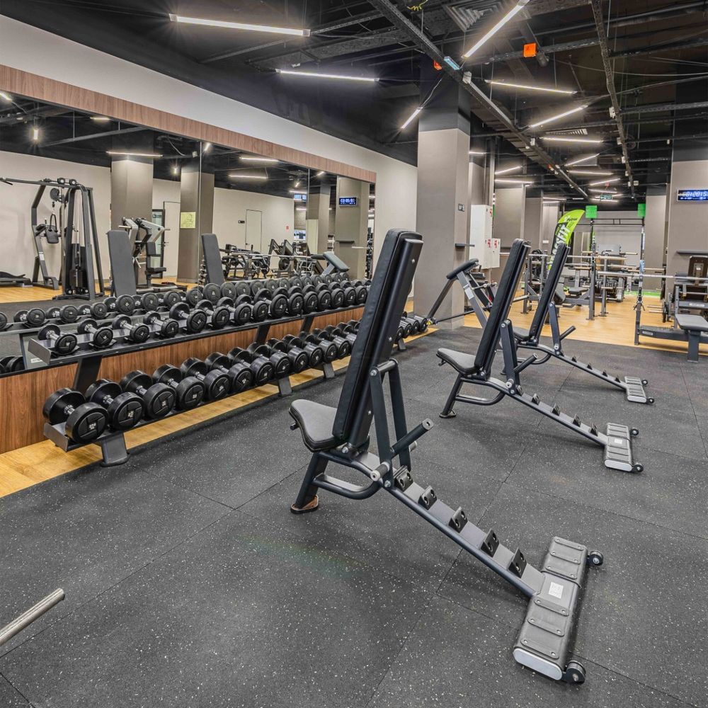 Гантельный ряд POWER (шаг 2,5 кг, 5 пар) PROFI-FIT 40-50 кг