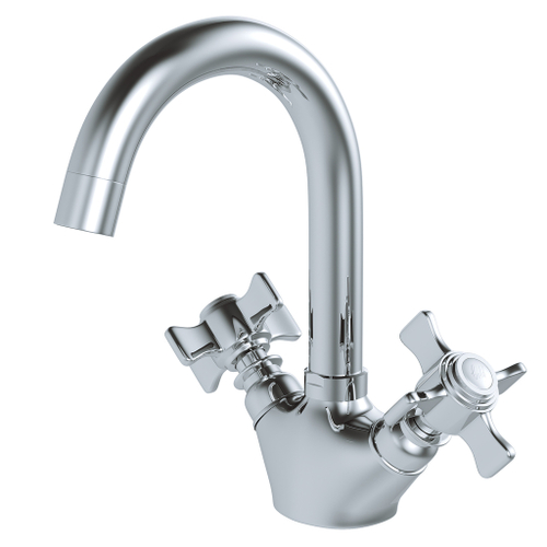 Смеситель для раковины 1/2 кер. MIXLINE ML30-042 "Classic" высокий излив