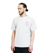 Футболка Hardlunch оверсайз Milk меланж серая