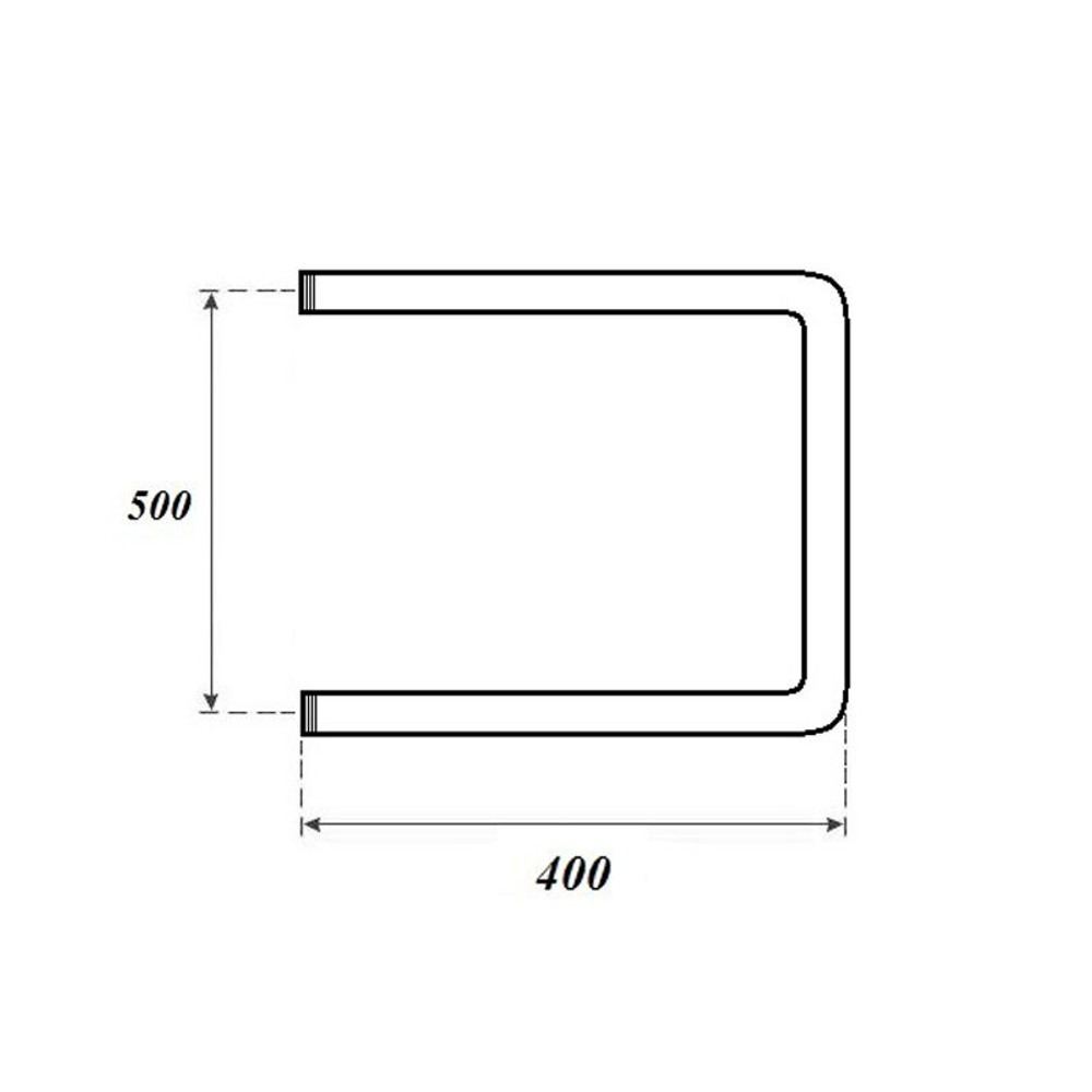 Полотенцесушитель водяной Point PN35554 500x400 П-образный (1"), хром