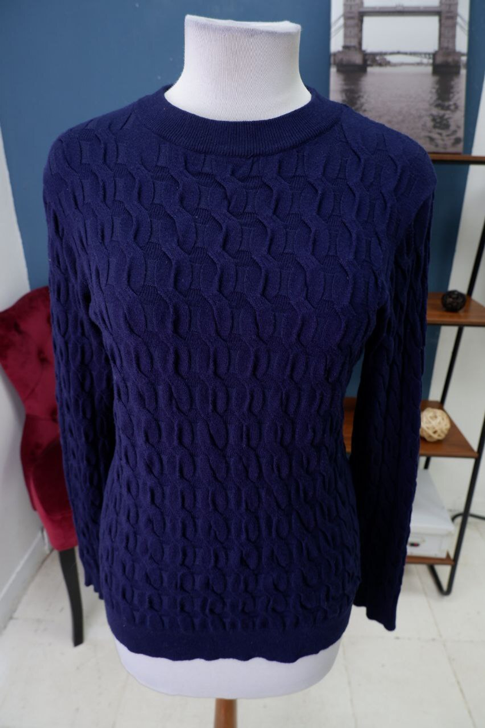 Джемпер Incity темно-синий 48 размер