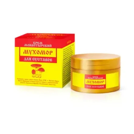 Крем Монастырский Мухомор для Суставов, пластик, 50 мл, "Архыз"