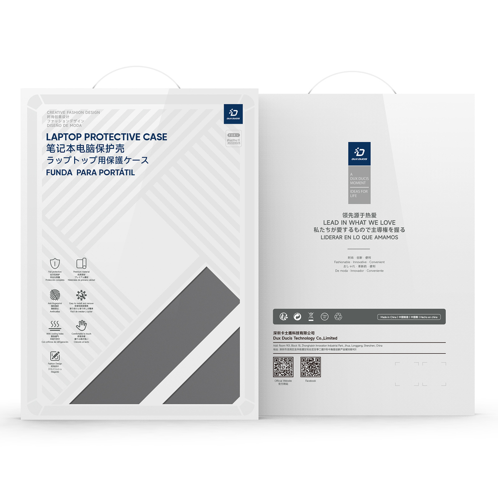 Чехол для ноутбука MacBook Air 13.6 (2022, 2024-2025) от Dux Ducis, серии LCGM Series Protective Cas