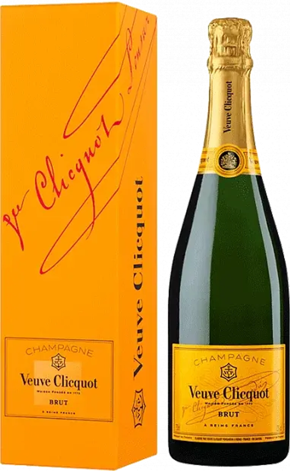 Шампанское Veuve Clicquot Brut, в подарочной упаковке, 0.75 л