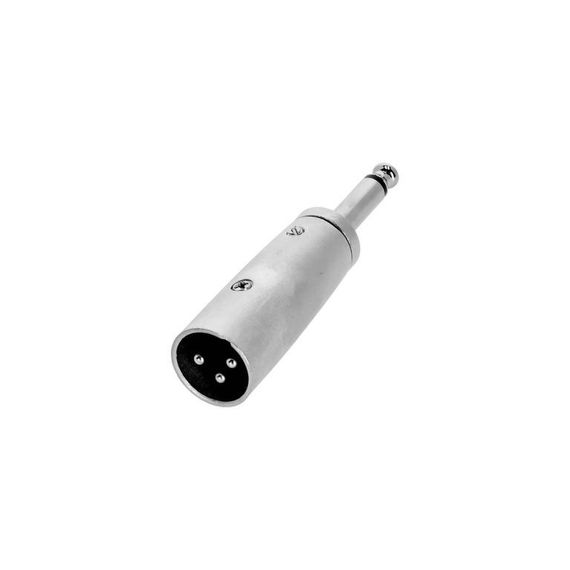 Adam Hall K4AJM2XM3 - адаптер TRS (jack) mono 6.3 (M) - XLR (M), металлический