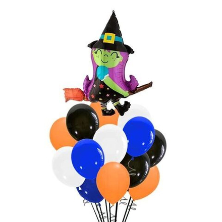 Воздушные шары Веселая ведьмочка 2