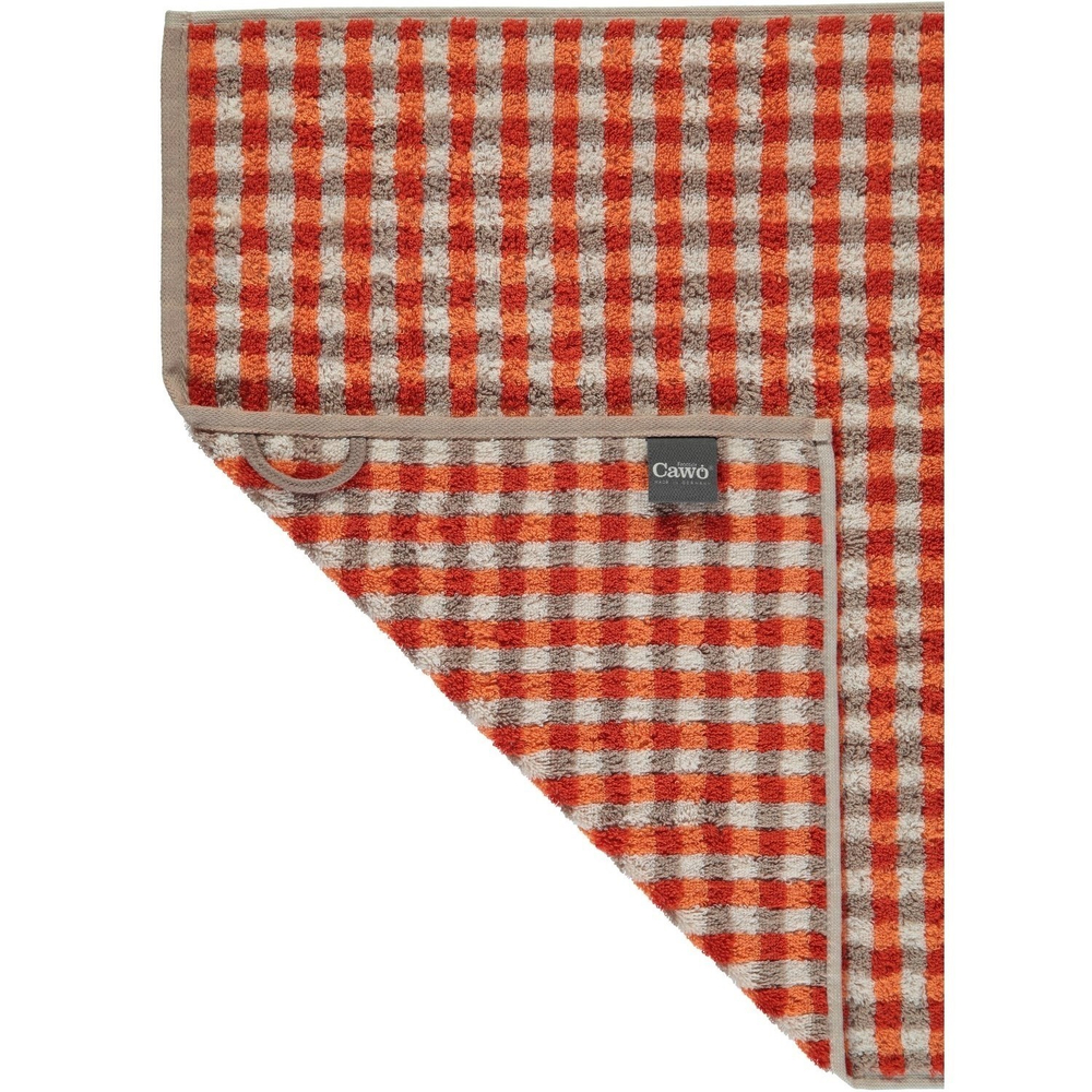 Полотенце 50x100 Cawo Puro Allover 531 оранжевое