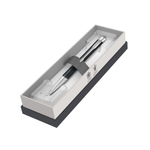 Шариковая ручка Parker Urban (матовый черный лак) Muted Black Chrome Trim, стержень: M, цвет чернил: blue/black, в подарочной упаковке.