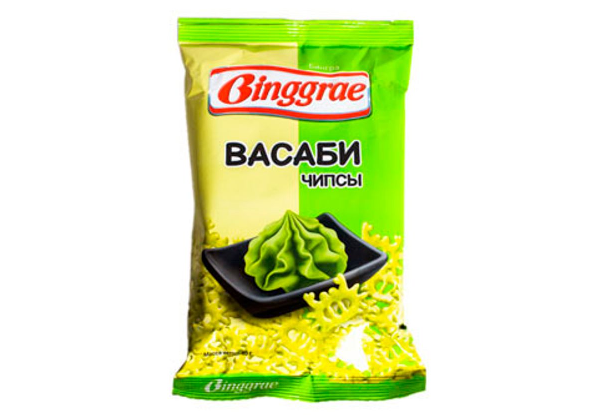 Чипсы Binggrae васаби, 40г