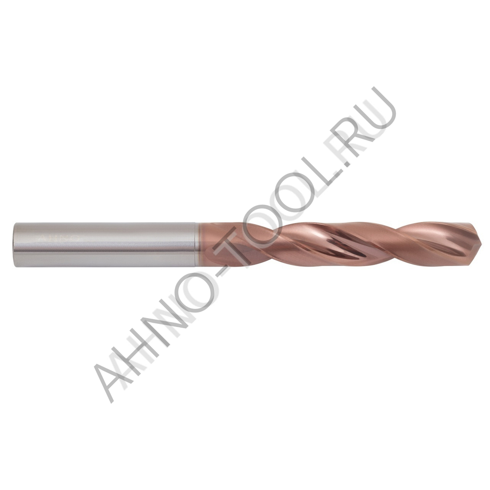 Сверло  8.0мм  твердосплавное 5D без подвода СОЖ. SP-X800050800 VHM AHNO по стали, чугуну, нерж. и ж
