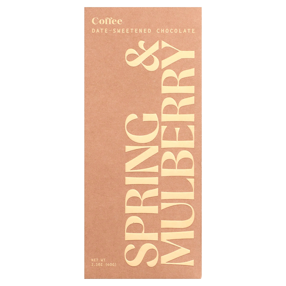 Spring & Mulberry, шоколад с финиками, кофе, 60 г (2,1 унции)