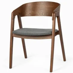 Стул Prerogative, орех, темно-серое сиденье