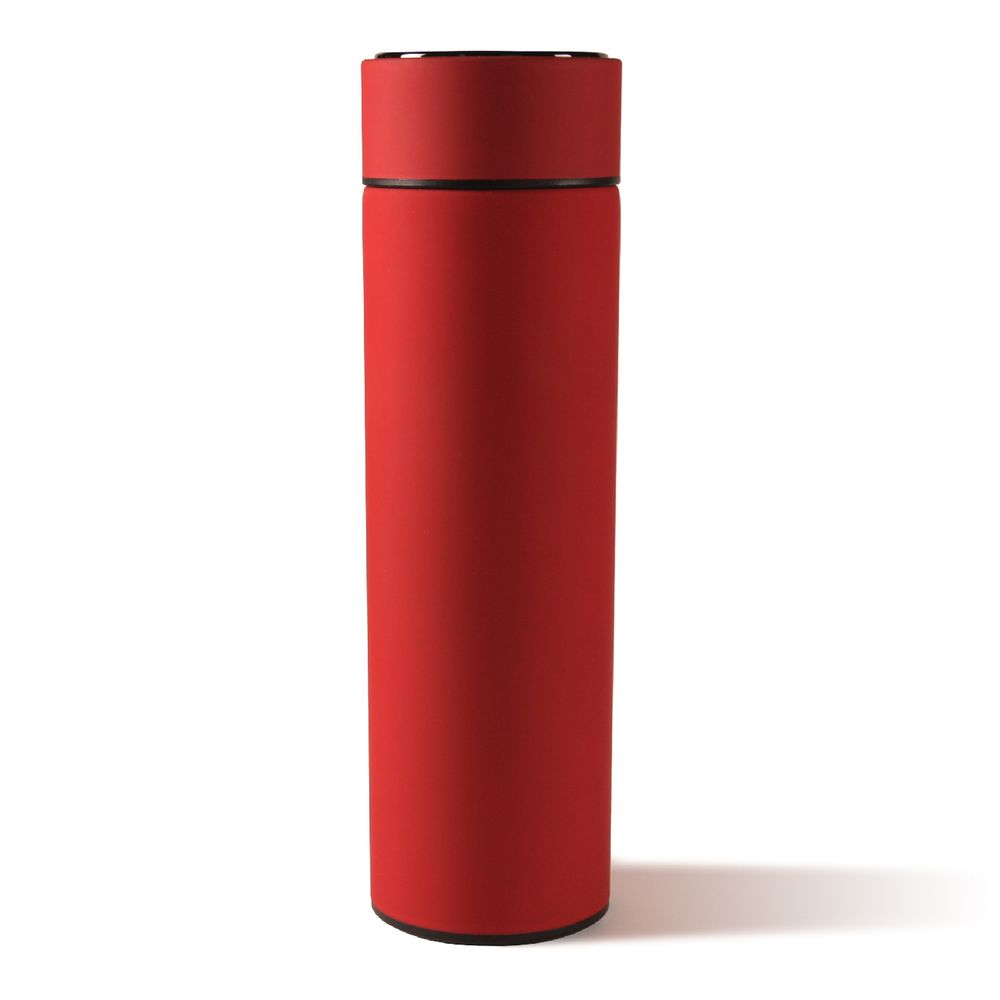 Термос MARK LED soft touch Красный