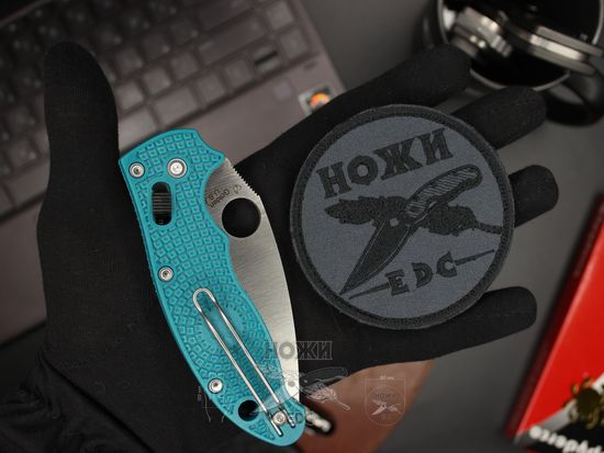 Складной нож Spyderco Manix 2 LTW C101PCBL2 c клинком из стали CPM-SPY27, рукоять FRN