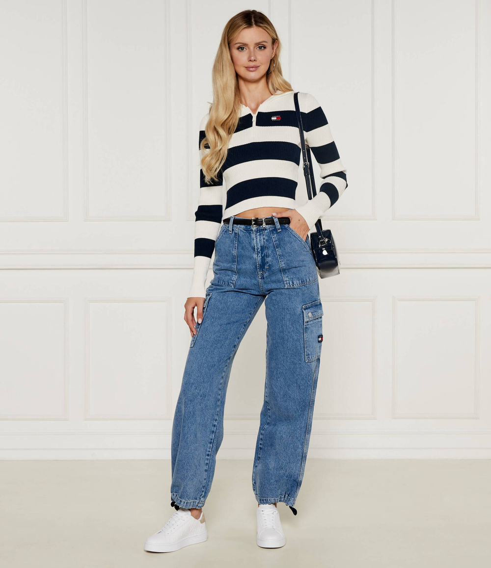 Свитер Tommy Jeans - белый(DW0DW18679)