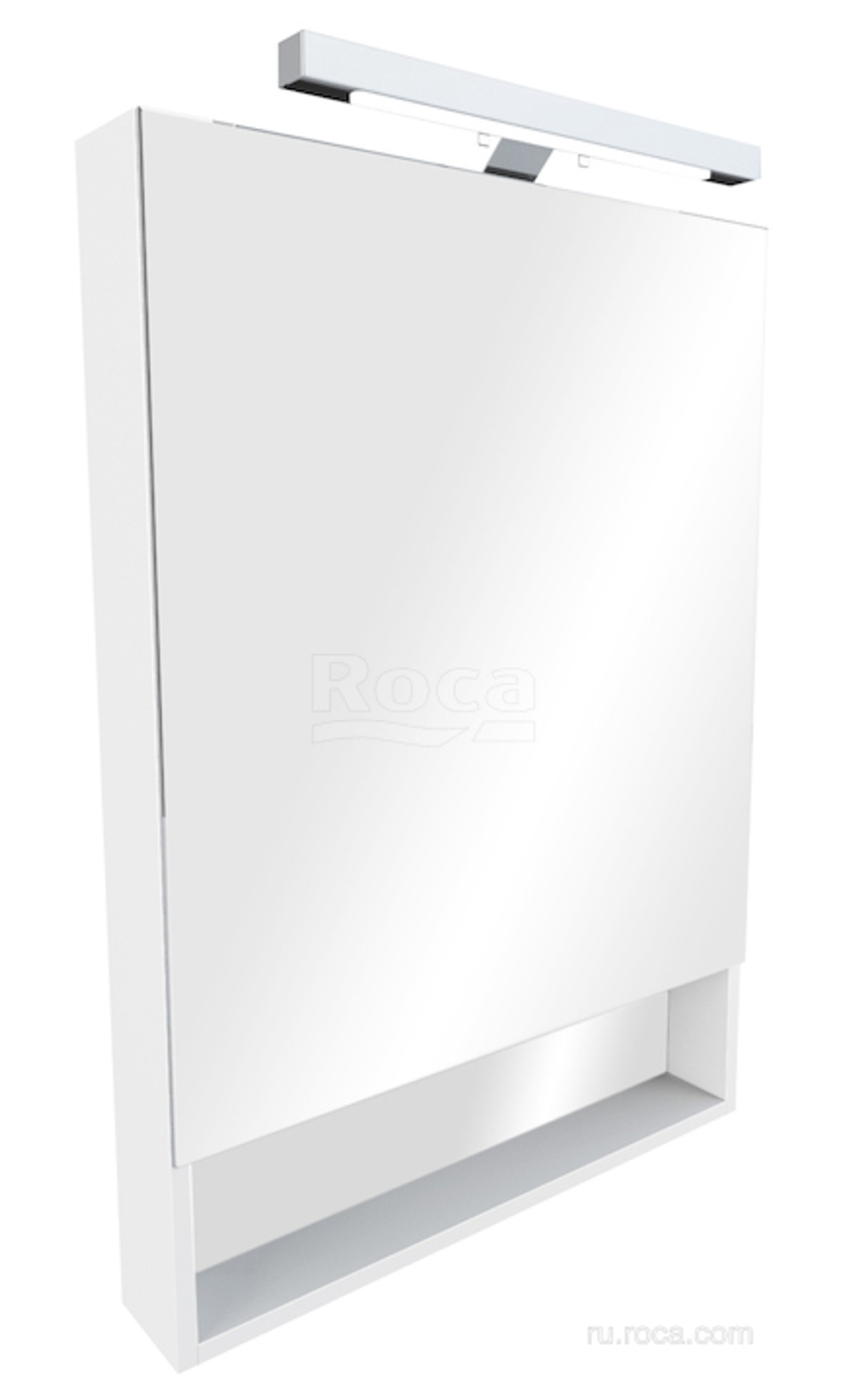 Зеркальный шкаф Roca The Gap 80 белый глянец ZRU9302887