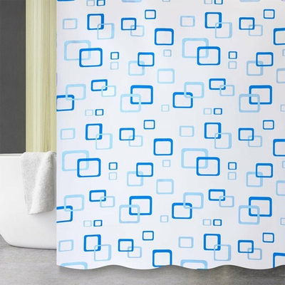 Штора для ванной 180*180см PEVA в ассортименте 420193