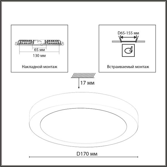 Потолочный светодиодный светильник Sonex Mitra Nebula 7754/12L