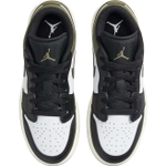 Jordan Air Jordan 1 Low top Basketball Shoes Black Green Unisex
