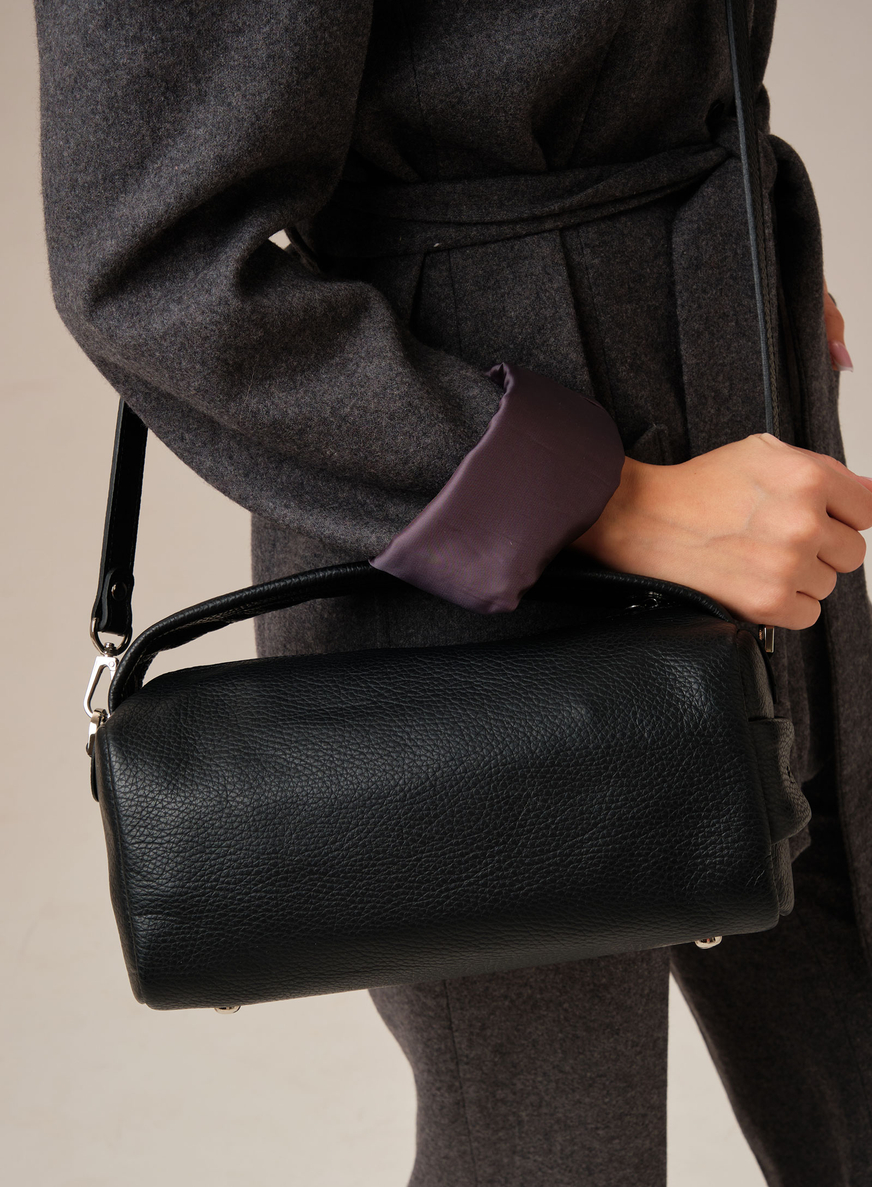 Кожаная сумка Solea DBR 31365 черный