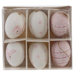 GAEM Набор из 6-ти изделий декоративных подвесных "Яйцо" (4*6), L14 W12,5 H4,5 см