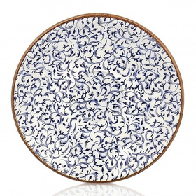 Блюдце чайное d=15,5 см, фарфор,серия "Tinta Edera" By Bone