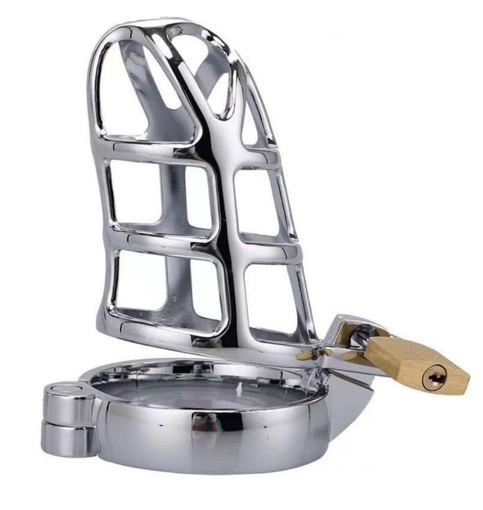 Насадка пояс верности мужская с кольцом металл