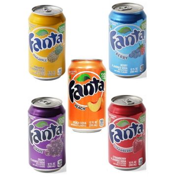 Газированный напиток Fanta Grape со вкусом винограда, 355 мл (США)