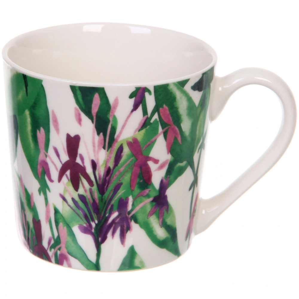 Кружка керамическая 370мл «Цветы» , микс рисунков