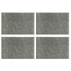 Набор из 4-х сервировочных салфеток Leanera, 30х45 см, серые