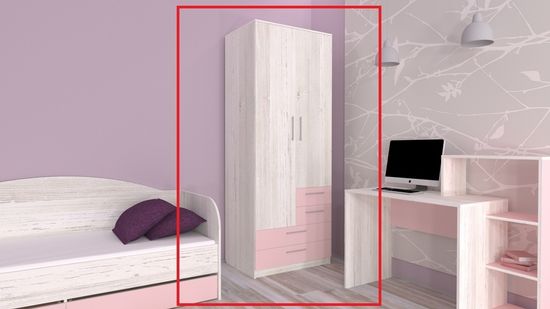 сосна винтерберг / розовый кварц