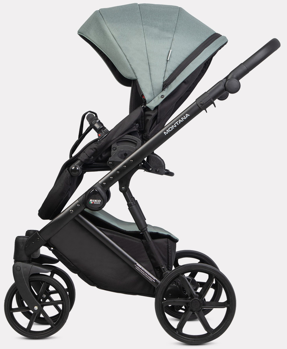 Детская коляска Riko Basic Montana Plus 2 в 1 41 Green зеленый