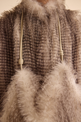 Муфта (Snow Queen), серо-белая