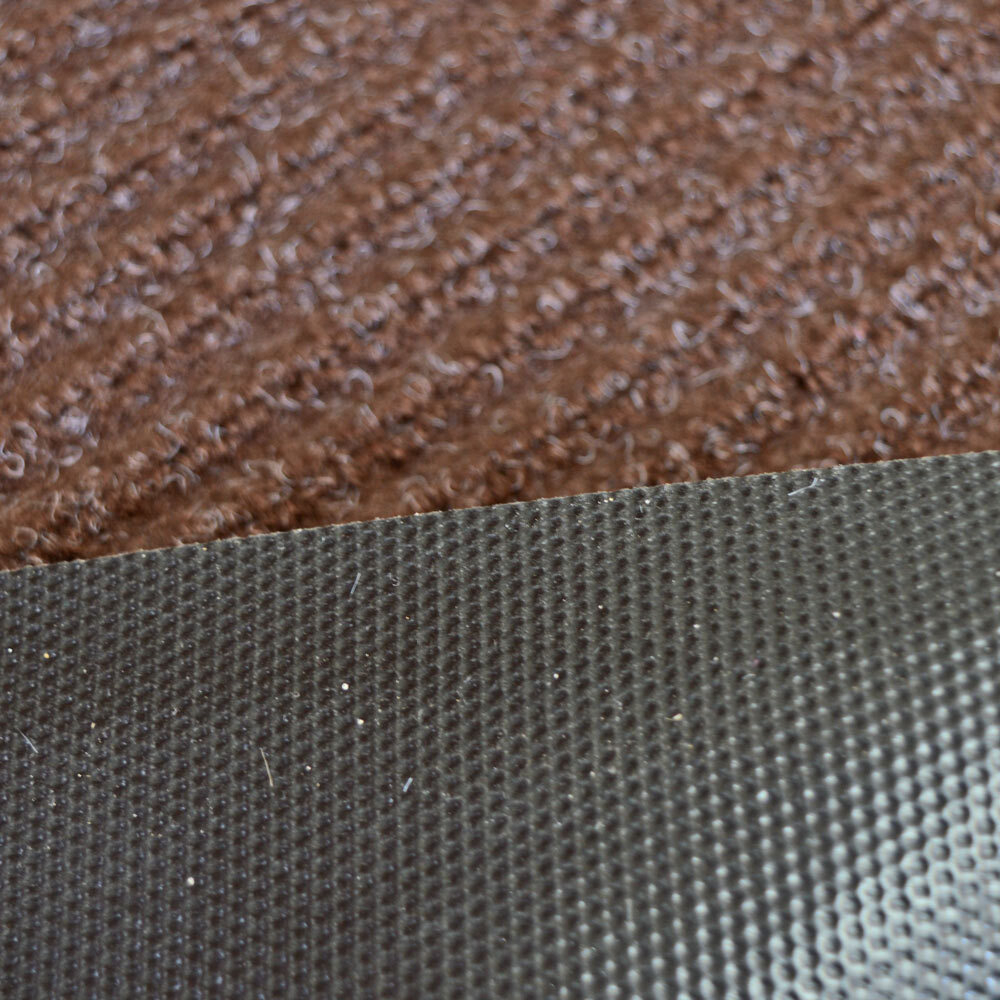Коврик 40*60см влаговпитывающий ребристый FLOOR MAT "Стандарт", коричневый