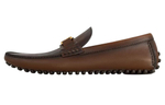 LOUIS VUITTON Hockenheim Gommino Loafers Men"s Brown