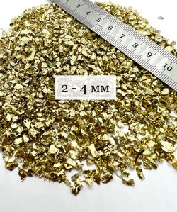 Стеклянная крошка Золотая фракция 2