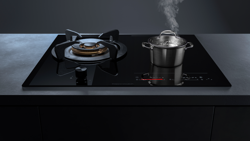 Газовая варочная панель с индукцией Kuppersbusch KIG 6850.0 SR-E5