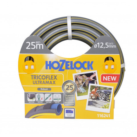 Шланг для полива HoZelock 116241 ПВХ армированный TRICOFLEX ULTRAMAX 12,5 мм 25 м