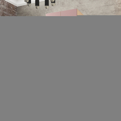 Шкаф Агератум МДФ двухсекционный с антресолью Лайн бохо (0,27) А10017 матовая - Дуб Сонома 3025  90*50*220