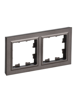 Рамка 2-м BRITE РУ-2-БрТБ бронза IEK BR-M22-K45