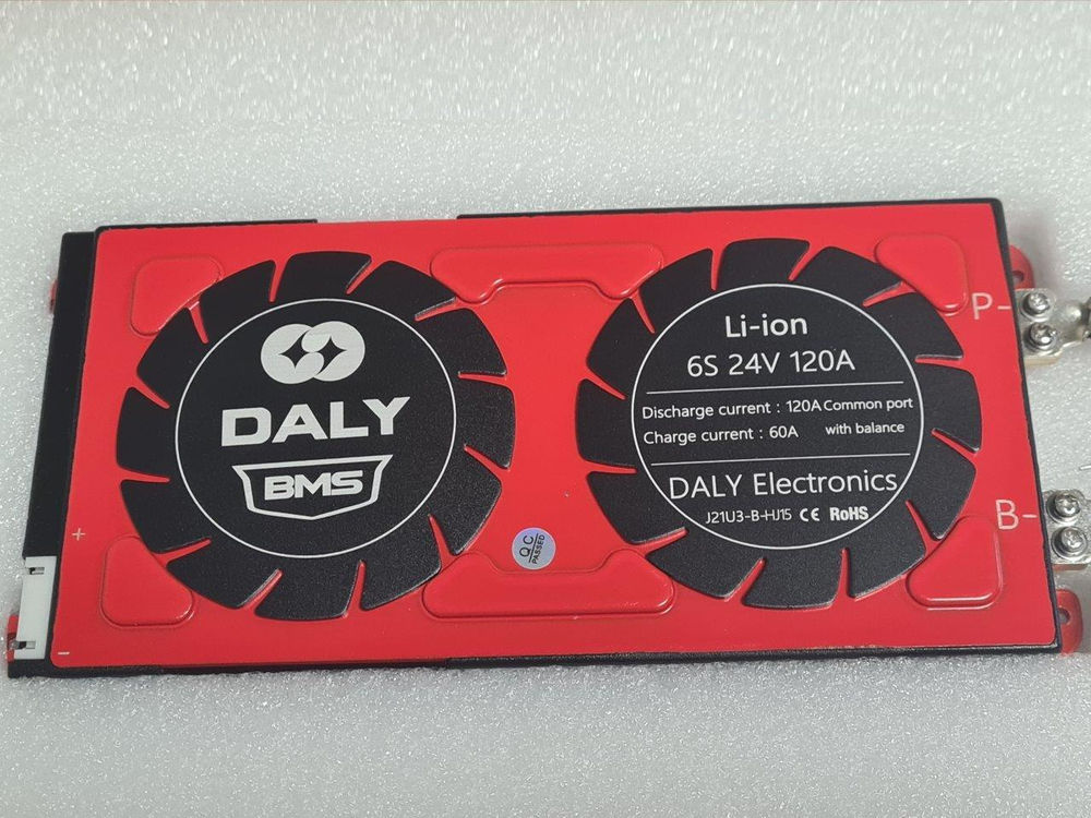 Плата контроля BMS Li-ion 6S 24V 120A