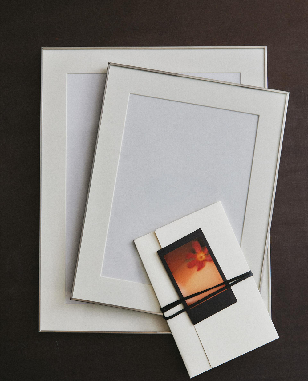 Zara Home Фоторамка из стекла, цвет серебристый, 20.5 см