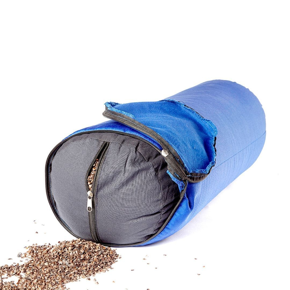 Болстер для йоги из гречихи разных размеров Рамайога