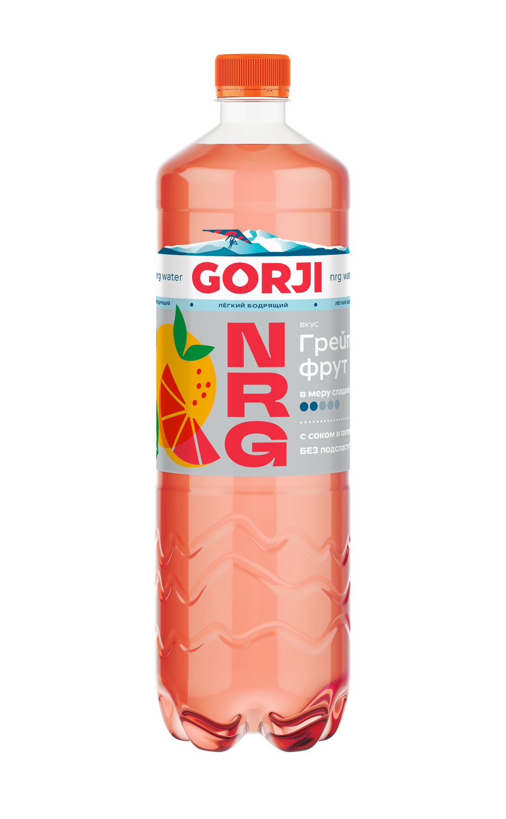 Газированная вода со вкусом Грейпфрута GORJI NRG Горджи 1л, упаковка 6 шт.