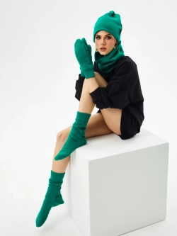 Рукавички-трансформеры из футера с начесом