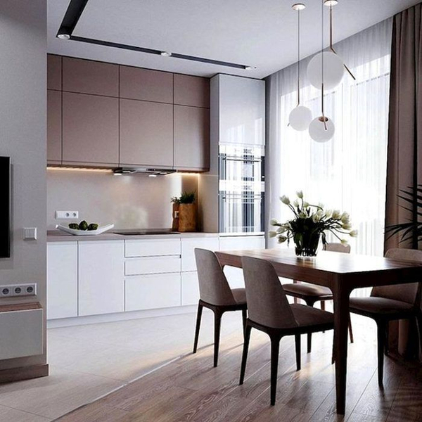 Примеры современных дизайнов кухонь из интернета