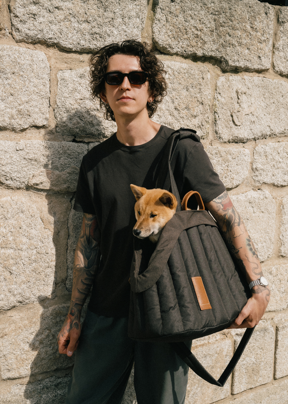 Облегченный чехол для сумки-переноски коричневый