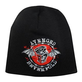 Шапка Avenged Sevenfold череп в фуражке