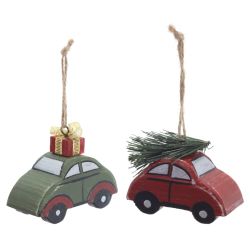 GAEM Изделие декоративное подвесное "Машина", L8 W4 H7 см, 2в.